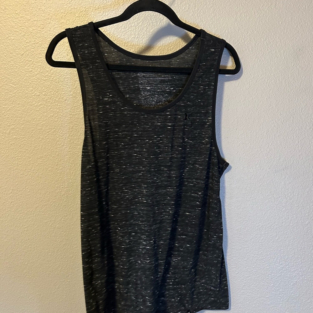Black heather Tank Top